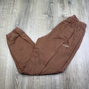Talentless Jogger Pants Brown Color 100% Cotton Drawstring Size M Medium